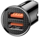 Автомобильное зарядное устройство Baseus Circular Plastic A+C 30W PPS Car Charger Black (CCALL-YS01) - изображение 2