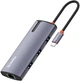 USB-хаб ColorWay USB-C - 3xUSB-A 3.0 USB-A 2.0 RJ-45 USB-C PD 100W Dark Grey (CW-HUB03) - изображение 4