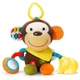Игрушка-подвеска Обезьянка SKK Baby на коляску, кроватку, автокресло, прорезыватель+погремушка (2907244204) - изображение 1