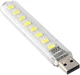 Портативный LED Мини-Фонарик с 8 Светодиодами (020) - изображение 2