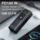 Внешний аккумулятор быстрой зарядки PD100W Power Bank HT-K81 20000 мАч (38556) - изображение 4
