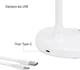 Настільна лампа з акумулятором Weidasi WD-6046 5W 206lm USB 5V white - зображення 4