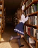 Детские темно-синие ажурные гольфы с бантом ( 26-30) - изображение 5