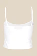 Топ однотонный женский LAWA WBC02381 XS Белый - изображение 7