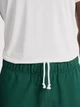 Спортивные штаны утепленные мужские New Balance Athletics French Terry MP41508NWG M Зеленые (197376201169) - изображение 6