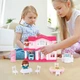 Кукольный дом Happy Villa двухэтажный световые и звуковые эффекты, мебель, 2 фигурки, машина Розовый (6647) - изображение 3