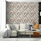 3D панель самоклеюча Sticker Wall SW-00002012 700х700х4 мм геометрія коричнева - зображення 5