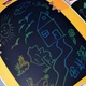 Планшет графический 6" детский для рисования цветной LCD Writing Tablet с ручкой - изображение 3