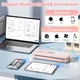 Портативный термо-принтер Phomemo M834 A4, без чернил, Bluetooth и USB-подключения, поддерживает термобумага A4 (210x297 мм), 80 мм, для смартфона и ПК, 300 точек на дюйм. Розовый - изображение 4