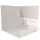 Виниловый угловой фотофон 120x120см, Frontlit 450 г/м2 №58386 - изображение 1