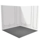 Виниловый угловой фотофон 120x120см, Frontlit 450 г/м2 №58340 - изображение 1