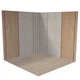 Виниловый угловой фотофон 120x120см, Frontlit 450 г/м2 №58307 - изображение 2