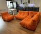 Кутовий диван Fluffy Bag MIA Dream 330х190 см Оранжевий - зображення 2