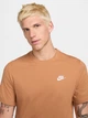Футболка хлопковая мужская Nike M Nsw Club Tee AR4997-224 S Коричневая (197597686288) - изображение 4