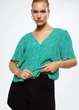 Блузка Mango 37092879 S Зеленая - изображение 7