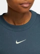 Свитшот утепленный женский Nike W Nsw Phnx Flc Std Crew DQ5751-478 L Синий (197596469325) - изображение 3