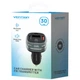 Автомобильный FM-трансмиттер ресивер Vention PD 54W 3-Port USB-C+A+A LED USB Flash Bluetooth вольтметр Black (FFLB0) - изображение 4