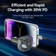 Автомобильный FM-трансмиттер ресивер Vention PD 54W 3-Port USB-C+A+A LED USB Flash Bluetooth вольтметр Black (FFLB0) - изображение 9