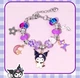 Детский набор Kuromi Style Braclet Kit для создания шарм-браслетов и подвесок из 72 предметов в подарочном боксе, браслеты с шармами, Panalisa (87716357) - изображение 3