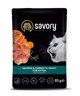 Влажный корм Savory для котят лосось с морковью в соусе 85г - изображение 1
