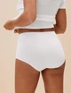 Набір бавовняних трусиків Marks&Spencer Full briefs 12(40) 5 шт lilac mix різнобарвний 0019 - зображення 4
