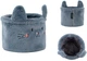 Кошик для зберігання Kite Cute Cat 20х16 см плюшевий Сірий (K24-3100S-2) - зображення 1