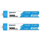 Акумулятор для квадрокоптера BetaFPV Cetus Lite FPV, Cetus FPV на 300 mAh 1S BT2.0 2 штуки - зображення 2