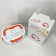 Ланч бокс электрический с подогревом Lunch Heater 220V Pro, контейнер для еды с отсеками. Цвет: оранжевый - изображение 6