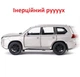 Машина Lexus LX570 Автосвіт масштаб 1:32 інерційна відчиняються двері капот багажник 15,5см AP-1810 сріблястий - зображення 5