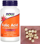 Фолиевая кислота NOW Folic Acid 800 мкг 250 таб - изображение 2