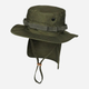 Тактична панама чоловіча MIL-TEC British Boonie Hat with Neck Flap R/S"12326101 XL [182] Olive (4046872385629) - зображення 1