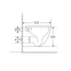 Унитаз подвесной Mixxus Premium Ellipse-0303-R Black 520x365x360mm система смыва RIMLESS (MP6464) - изображение 3