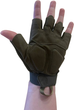 Тактические перчатки Kombat Kombat UK Alpha Fingerless Tactical Gloves Оливковые M (kb-aftg-olgr-m) - изображение 6