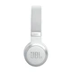 Бездротові навушники накладні JBL Live 670 NC White (JBLLIVE670NCWHT), що складаються, адаптивне шумозаглушення, Bluetooth 5.3, 65 годин автономно. 850 мАг, роботи, 4 мікрофони, Type C, швидка зарядка, білі - зображення 4