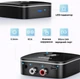 Бездротовий аудіоадаптер/приймач Ugreen Bluetooth 5.3 з портами 2 RCA і AUX 3.5 мм, чорний (87764478) - зображення 3