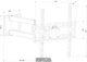 Кронштейн настінний X-Digital STEEL SA345 Black (5988311) - зображення 3