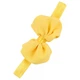 Детская повязка с шифоновым бантом one size желтый - изображение 2
