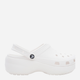 Жіночі крокси Crocs Classic Platform Clog W 206750-100 36,5 Білі (191448678453) - зображення 1