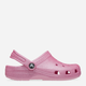 Chodaki dziecięce dla dziewczynki Crocs Classic Glitter Kids Clog T 206992-6XE 23-24 Różowe (196265650712) - obraz 1