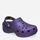 Chodaki damskie na platformie Crocs Classic Platform Glitter Clog W 207241-5AS 38-39 Fioletowe (196265748198) - obraz 2