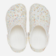 Chodaki dziecięce dla dziewczynki Crocs Classic Paint Splatter Clog Kids 210349-94S 29-30 Białe (196265775552) - obraz 4