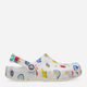 Дитячі крокси для дівчинки Crocs Classic Doodle Print Clog K 210356-94S 28-29 Білі (196265775811) - зображення 1