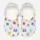 Chodaki dziecięce dla dziewczynki Crocs Classic Doodle Print Clog T 210357-94S 25-26 Białe (196265775965) - obraz 5