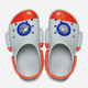 Дитячі крокси для хлопчика Crocs Classic Rocket Ship Clog T 210359-1NM 25-26 Сірі (196265776108) - зображення 4