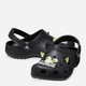 Дитячі крокси для дівчинки Crocs Classic Glow Black Cat Clog K 210387-001 30-31 Чорні (196265777419) - зображення 3