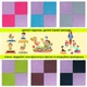Підлога-пазл Sticker Wall плюшевий 60х60х1см Фіолетовий (D) SW-00002087 - зображення 7