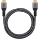 Kабель HDMI Goobay Plus Ultra High Speed з Ethernet 2 м Gray (4040849652615) - зображення 4