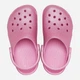 Chodaki dziecięce dla dziewczynki Crocs Classic Glitter Kids Clog T 206992-6XE 27-28 Różowe (196265650675) - obraz 4