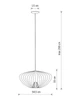 Люстра Nowodvorski 11244 PUMPKIN GU10 1x10W IP20 Gray - изображение 7