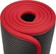Коврик для йоги и фитнеса TECOFIT NBR с отделкой края тканью 183x61x1 см Black-Red + чехол-сумка в подарок (TOP18124795) - изображение 5